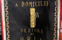 Spettacolare Labaro Fascista femminile delle  operaie  e lavoratrici a  domicilio cod labwoman