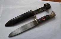 Bel coltello tedesco FAHRTENMESSER  ww2  della gioventu' hitleriana di secondo tipo Cod DE10