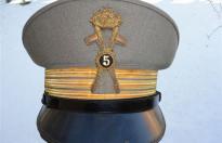 Stupendo berretto italiano ww2 da capitano del V� regg. lanceri di novara n.22