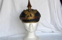 Raro pickelhaube da uff.le BADEN intokkato n.1876