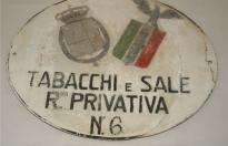 INTERESSANTE INSEGNA DEL VENTENNIO DI sale e tabacchiN.1