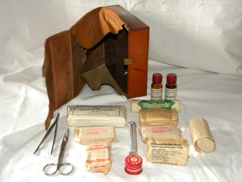 Equipaggiamento - - Completissimo kit medico tedesco della seconda guerra  mondiale della DRK Deutsch rotes kreuz n.90