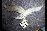 Bellissimo schirmmütze tedesco NOMINATIVO  ww2 da sott.le luftwaffe Fallschirmjaeger o Pilota cod de42by