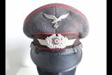 Splendido raro Schirmmutze tedesco ww2 della luftwaffe specialita' FLAKARTILLERIE cod flakrt42