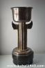 Splendido trofeo fascista con fascio littorio e doppia scure altocm 38 cod FRM104