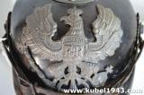 Bel Pickelhaube prussiano mod.1915 completissimo n.fp15x