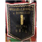 Spettacolare Labaro Fascista femminile delle  operaie  e lavoratrici a  domicilio cod labwoman