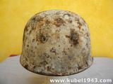 Rarissimo  elmetto (guscio) tedesco da paracadutista fallschirmjäger con camo winter n.90