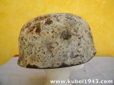 Rarissimo  elmetto (guscio) tedesco da paracadutista fallschirmjäger con camo winter n.90