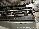 Rarissima macchina da scrivere tedesca ww2 con tasto con rune ss n.4