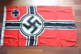  rarissima bandiera tedesca ww2 da combattimento kriegsflagge misura  80x135 cm la piu ricercata cod flaw