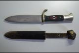 Bello e raro coltello tedesco della gioventù hitleriana con motto cod 9572