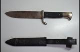 Raro coltello tedesco ww2 della gioventu' hitleriana transizionale con motto prod Anton Wingen cod RZM 7/51