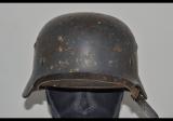 Raro elmetto tedesco ww2  mod 35 DD della luftwaffe  camo a due colori  lw2paint