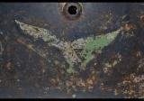 Raro elmetto tedesco ww2  mod 35 DD della luftwaffe  camo a due colori  lw2paint