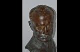 Raro grande busto in bronzo del duce Benito Mussolini  misura cm 64 x cm 35 firmato Mario Nelli  cod NEL1