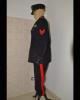 Rara e bella uniforme completa da appuntato dei reali carabinieri periodo seconda guerra mondiale, composta da berretto, giacca camicia pantaloni e cappotto cod rrccap