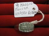 Raro anello fascista con scritta 9 maggio impero romano