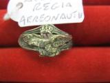 Bellissimo anello italiano in argento da pilota della regia aronautica n.4