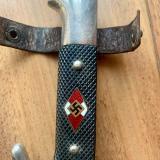 Raro coltello tedesco della hitlerjugend primo tipo con motto cod hjwey