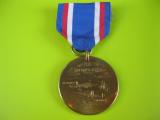 AMERICAN CIVIL WAR 125 ANNIVERSARY 1862 1987 TRIBUTE TO THE MEN OF THE UNION AND CONFEDERATE NAVY MEDAL