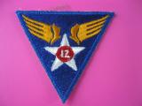 12th US AIR FORCE PATCH