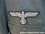 Interessante giacca tedesca ww2 mod 42 combat da ufficiale fanteria n.1942