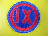 US ARMY PATCH IX CORPS PACIFIC FRONT