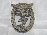 Bel distintivo tedesco ww2  ERDKAMPFABZEICHEN della luftwaffe ( brevetto di combattimento a terra ) n.12