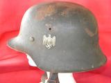 Intokkato elmetto tedesco ww2 mod. 42 della Heer completissimo n.9085