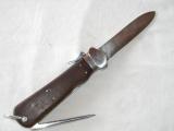 Rarissimo coltello gravitazionale tedesco ww2 da Fallschirmj�ger con contenitore n.1