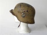 Ruspante elmetto tedesco ww2 mod. 40 camo sud front n.1940