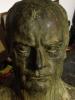 Splendido enorme busto fascista del Duce cm 60 x cm 78 in bronzo firmato G. Zauli anno XIII